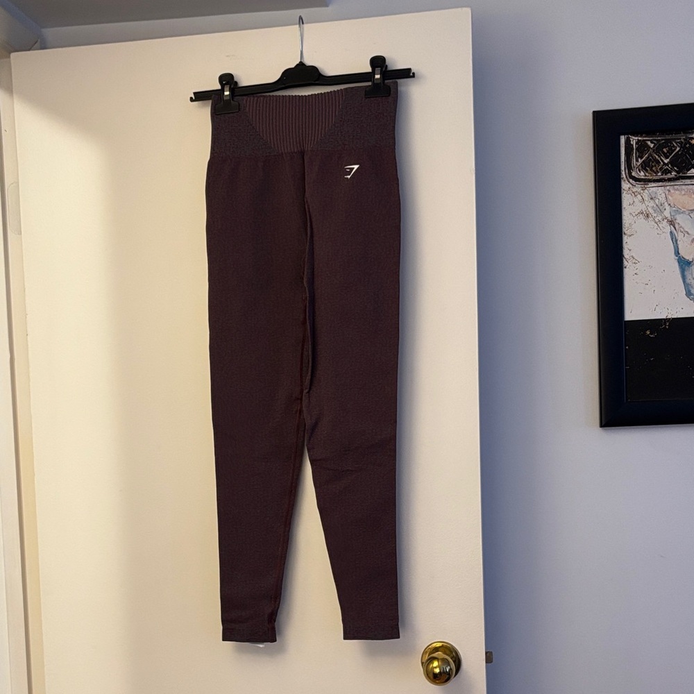 Gymshark Deep Purple High-Waisted Leggings